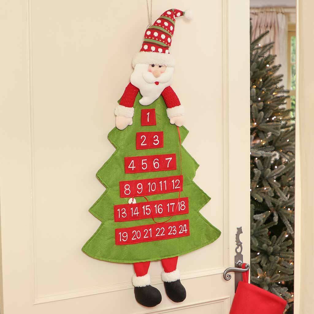 christmas countdown santa advent calendar by dibor