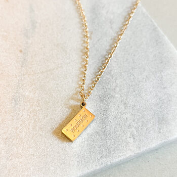 Chocolate Bourbon Biscuit Charm Necklace, 2 of 2