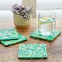 Set Of Four Recycled Plastic Square Coasters, thumbnail 4 of 8