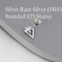 Sterling Silver Double Triangle Stud Earrings, thumbnail 7 of 12