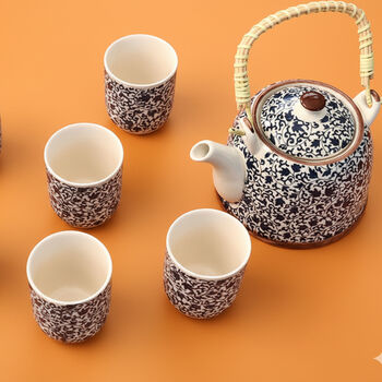 Herbal Teapot And Tea Cup Gift Set For Tea Drinkers, 11 of 12