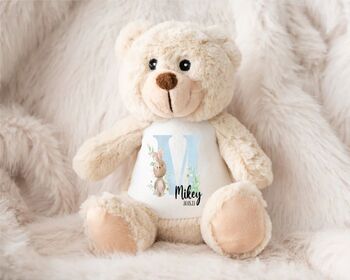 Personalised Blue Letter Teddy, 8 of 12