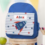 Personalised Kid's Blue Mini Rucksack, thumbnail 1 of 12