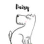 West Highland Terrier Personalised Dog Name Gift Print, thumbnail 3 of 3