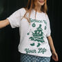 Spruce Up Your Life Women's Christmas T Shirt, thumbnail 3 of 4