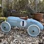 Retro Style Ride On Racing Car In Lots Of Colours, thumbnail 1 of 12