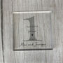 Personalised Acrylic Block First Anniversary Gift, thumbnail 3 of 6