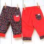 Red Cord Strawberry Reversible Trousers, thumbnail 4 of 6