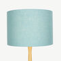 Linen Dusty Turquoise Lampshade, thumbnail 2 of 9
