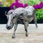 Recycled Metal Buffalo Sculpture Art106, thumbnail 5 of 6