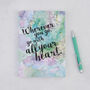 'Wherever You Go, Go With Your Heart' Travel Journal, thumbnail 1 of 9