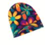 Soft Chemo Headwear Beanie Hat Bandana Bright Flowers, thumbnail 3 of 5