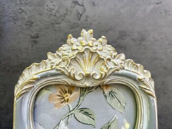 Grey Ornate 6x4 Inch Portrait Photo Frame For Home Decor, 4 of 8