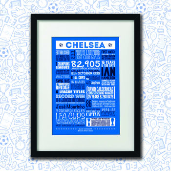 Chelsea Football Club Personalised Print, 3 of 5
