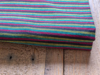 Nepali Cotton Scarf, Bold Stripes, Ethically Handmade, 4 of 8