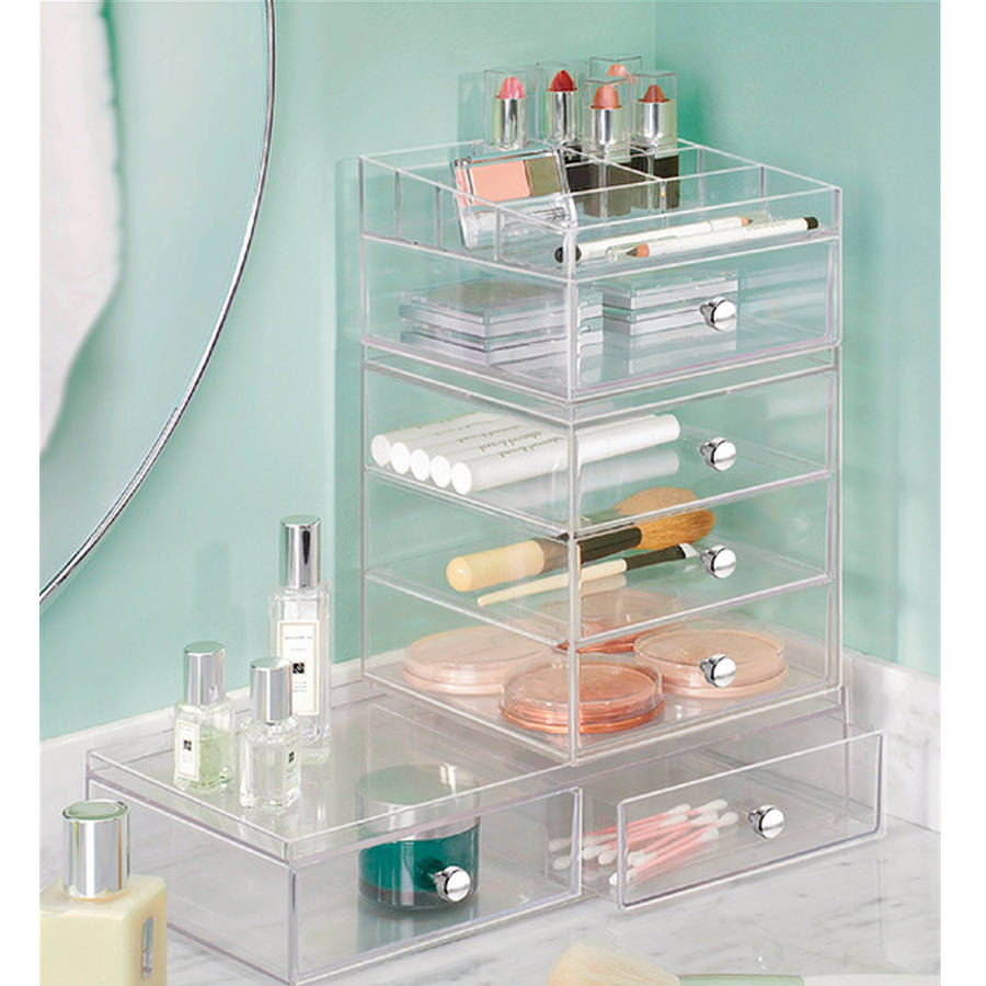 Two Wide Acrylic Drawers For Makeup Storage By Jodie Byrne