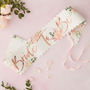 Floral And Rose Gold Foiled Hen Party Bride To Be Sash, thumbnail 1 of 3