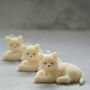 Cute Sitting Cat Candle | Kitten Candle, thumbnail 5 of 5