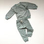 Childrens Organic Cotton Easter Bunny Ears Tracksuit, thumbnail 3 of 5