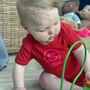 Neon Smiley Face Personalised Babygrow, thumbnail 3 of 5