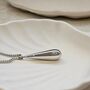 Silver Waterdrop Necklace, thumbnail 5 of 7
