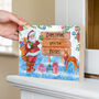 Personalised Christmas With Sign Wood Block, thumbnail 2 of 4