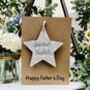 Personalised Grampie Father's Day Card Star Keepsake, thumbnail 2 of 3