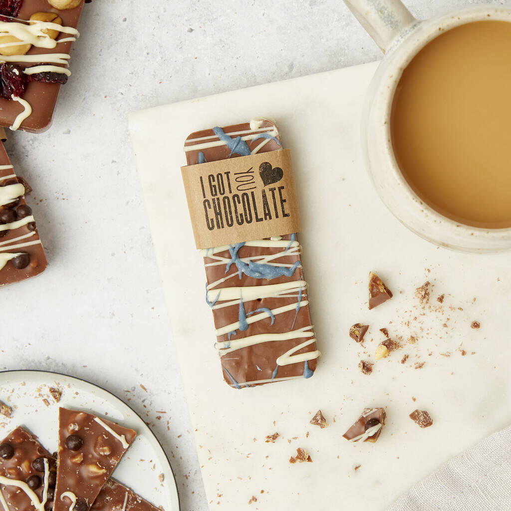 Set Of Three Flavoured Chocolate Treat Bars By Bagstock & Bumble