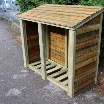 Heavy Duty Log Store 4ft X 5ft High Quality Timber, 3 of 7