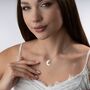 Personalised 'Mother's Love' Moon And Baby Necklace, thumbnail 5 of 9