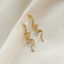 Snake Dangle Earrings, thumbnail 1 of 2