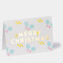 Merry Christmas Holly Greeting Card, thumbnail 1 of 2