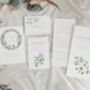 Eucalyptus Foliage Wedding Save The Dates, thumbnail 4 of 4