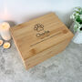 Personalised Bamboo Urn For Pet Cremation Ashes Dog/Cat Design, thumbnail 3 of 12
