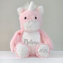 Personalised Pink Unicorn Soft Toy, thumbnail 3 of 5