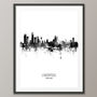 Liverpool Skyline Portrait Print And Box Canvas, thumbnail 4 of 5