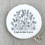 East Of India Porcelain Coaster 'If Friends Were Flowers I'd Pick You', thumbnail 3 of 4