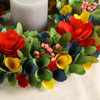 Colourful Blooms Dining Table Centerpiece, 4 of 6