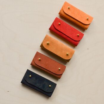 Suede Sewing Needle Case, 9 of 11