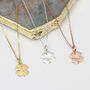 Personalised 18ct Gold Plated Or Silver Lucky Necklace, thumbnail 1 of 5