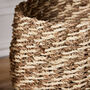 Whitley Set Of Three Round Seagrass Baskets, thumbnail 3 of 5