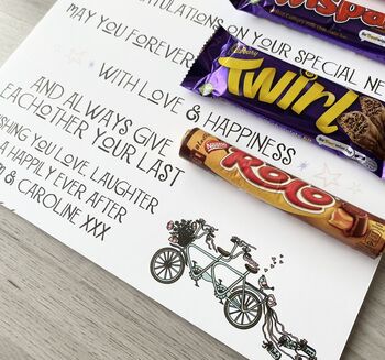 Personalised Engagement Chocolate Board, 2 of 2