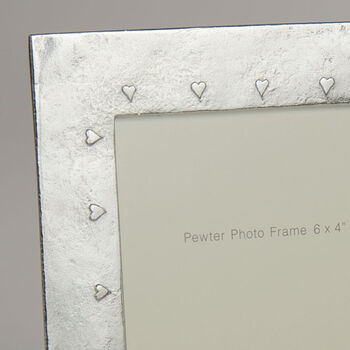 Hearts Pewter Photo Frame, 4 of 6