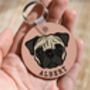 Personalised Pug Keyring, thumbnail 4 of 6