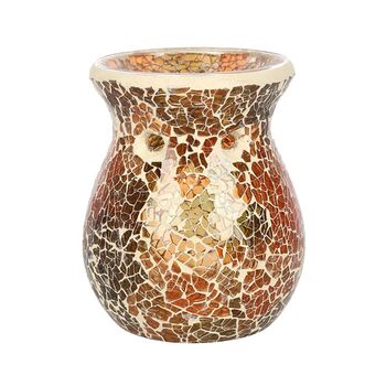 Glass Crackle Oil Burner And Wax Warmer, 4 of 4