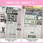 Leicester Tigers Personalised Rugby Newspaper Book, thumbnail 9 of 12