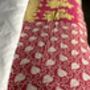 Recycled Pink Kantha Throw/Runner, thumbnail 2 of 4