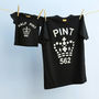 Twinning Tshirts Black And White Pint Tops, thumbnail 4 of 7