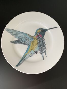 Hummingbird Illustrated Side Plate, 2 of 2