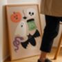 Squad Ghouls Halloween Art Print, thumbnail 4 of 12